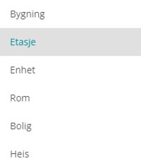 objekt type